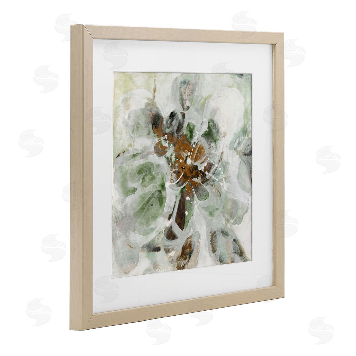 Liz Jardine Brown & Beige Movement Birch Framed Print Under Glass Art