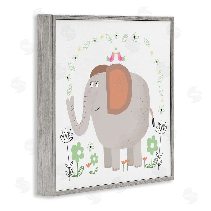 Carla Daly | Floral Baby Elephant Illustration