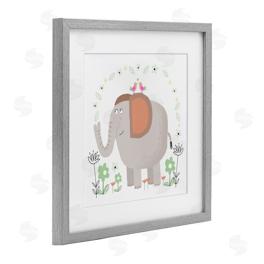 Carla Daly | Floral Baby Elephant Illustration
