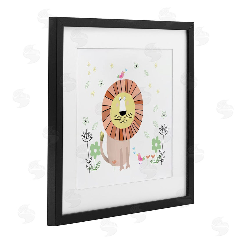 Carla Daly | Floral Baby Lion Illustration