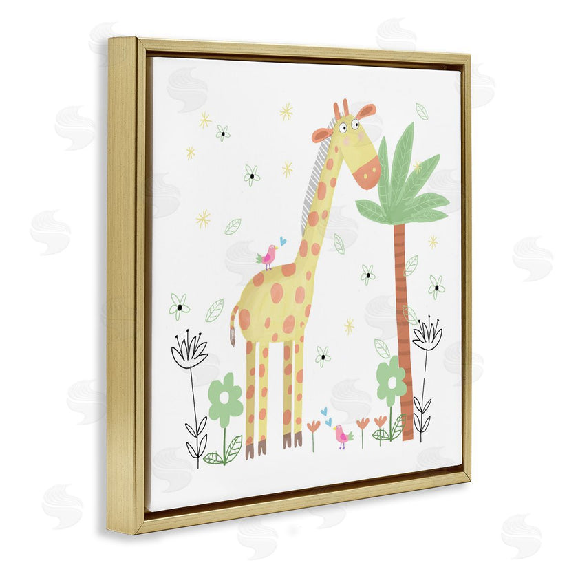 Carla Daly | Floral Baby Giraffe Illustration