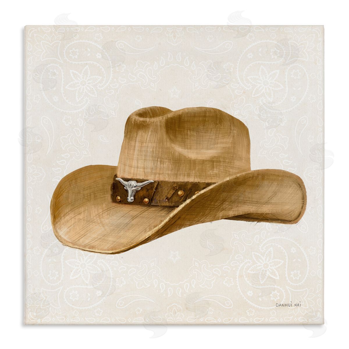 Danhui Nai Cowboy Rider of Range Canvas Wall Art Print