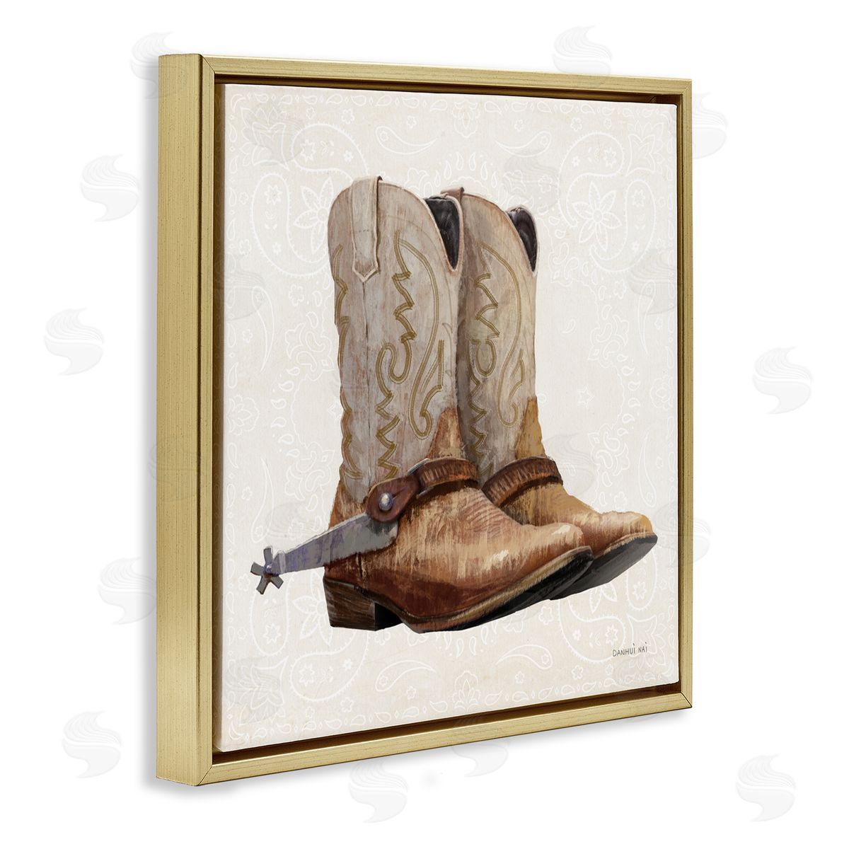 Danhui Nai Riders Of The Range Gold Floating Frame Canvas Art Print