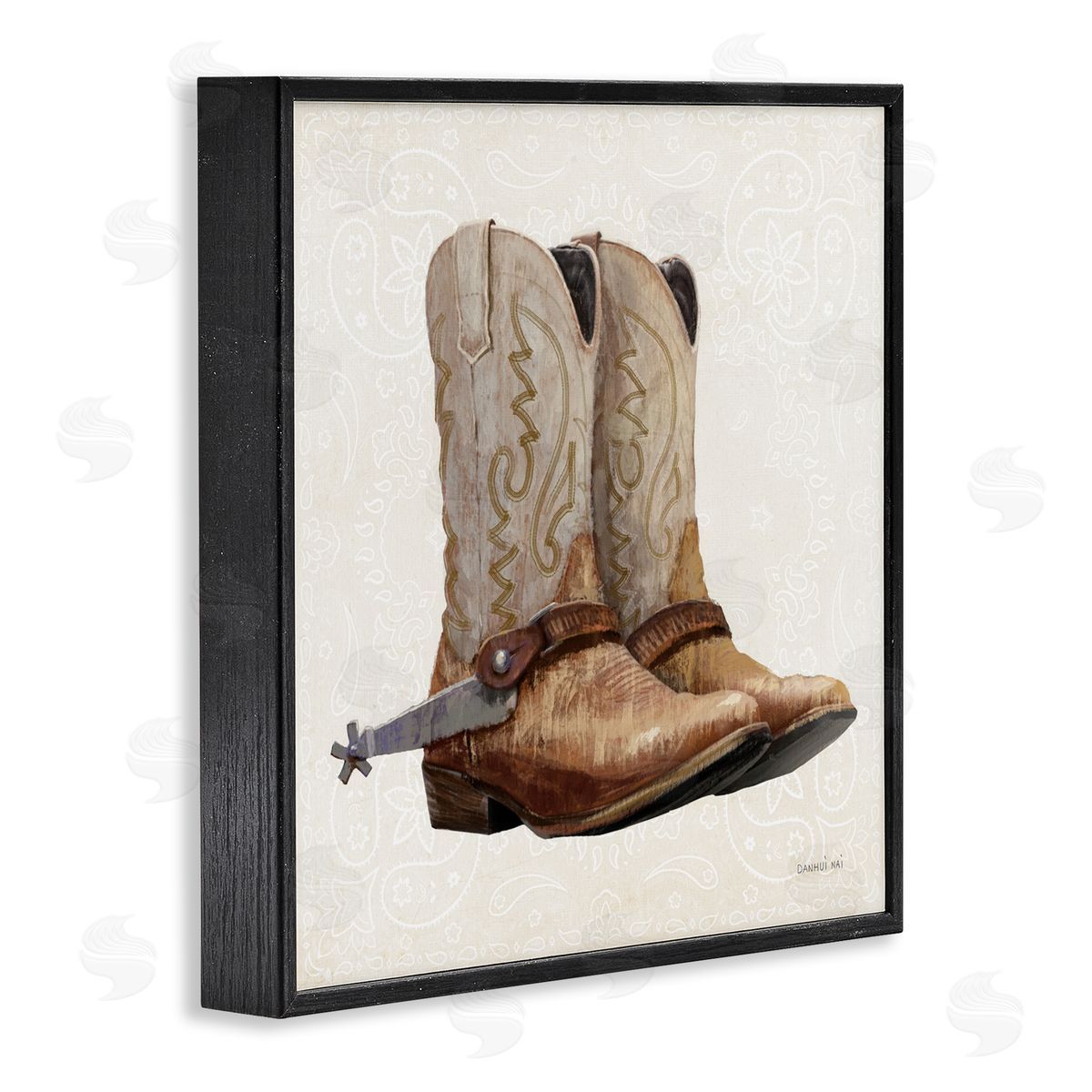 Danhui Nai Riders Of The Range Black Framed Giclee Art Print
