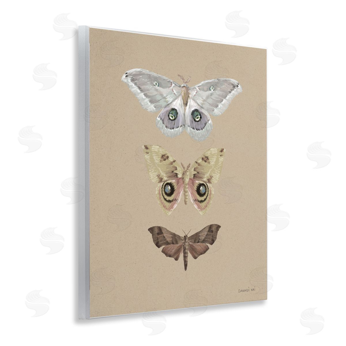 Danhui Nai Beauty Of Forest Moths Wall Plaque Art Print
