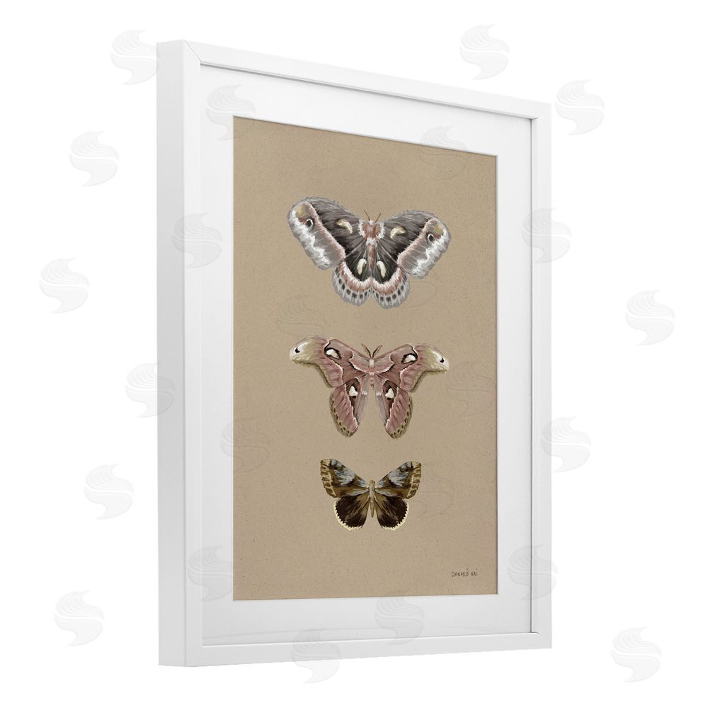 Danhui Nai Beauty Of The Forest White Framed Print Under Glass Art