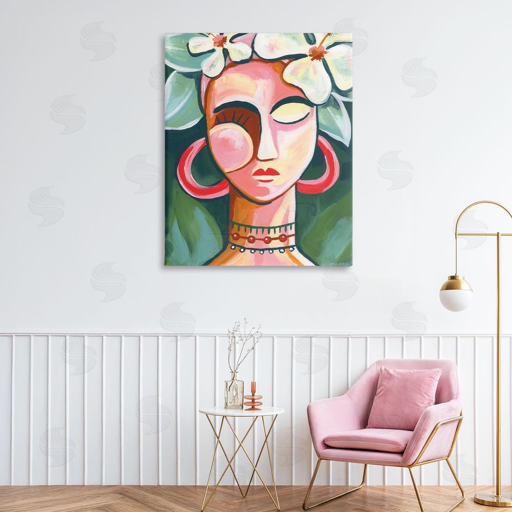 Yvette St. Amant Portrait In The Tropics Printed Wall Art in Room