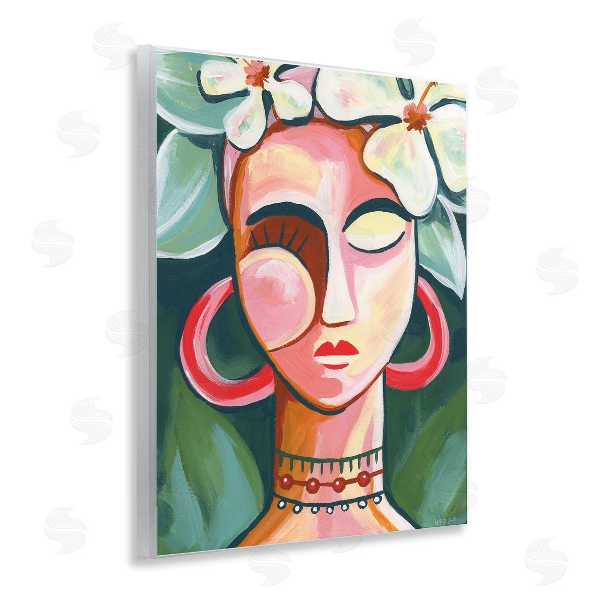 Yvette St. Amant Portrait In The Tropics Wall Plaque Art Print