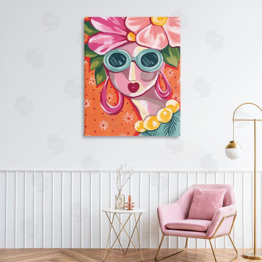 Yvette St. Amant Retro Glam Fun In The Sun Printed Wall Art in Room