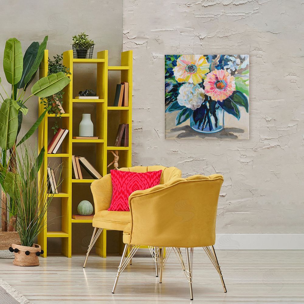 Jeanette Vertentes My Treasure Bouquet Printed Wall Art in Room