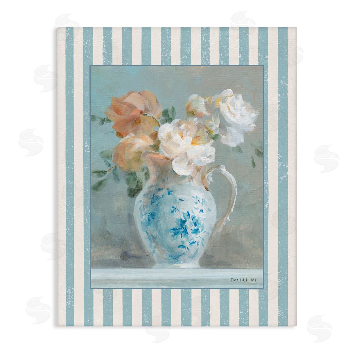 Danhui Nai Vintage Heirloom Bouquet Canvas Wall Art Print