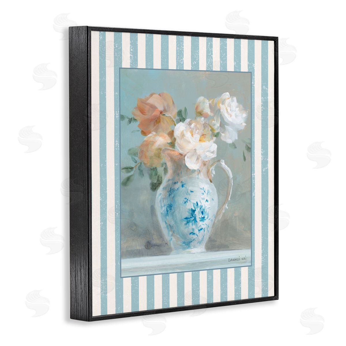 Danhui Nai Vintage Heirloom Bouquet Black Framed Giclee Art Print