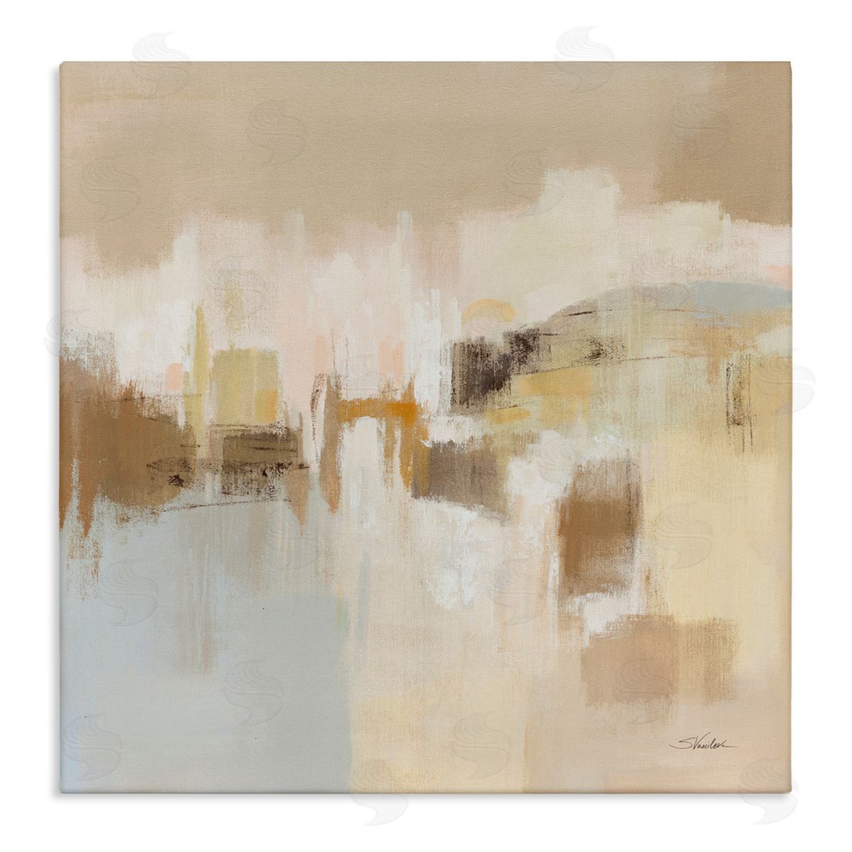 Silvia Vassileva Ethereal Vista Abstract Canvas Wall Art Print