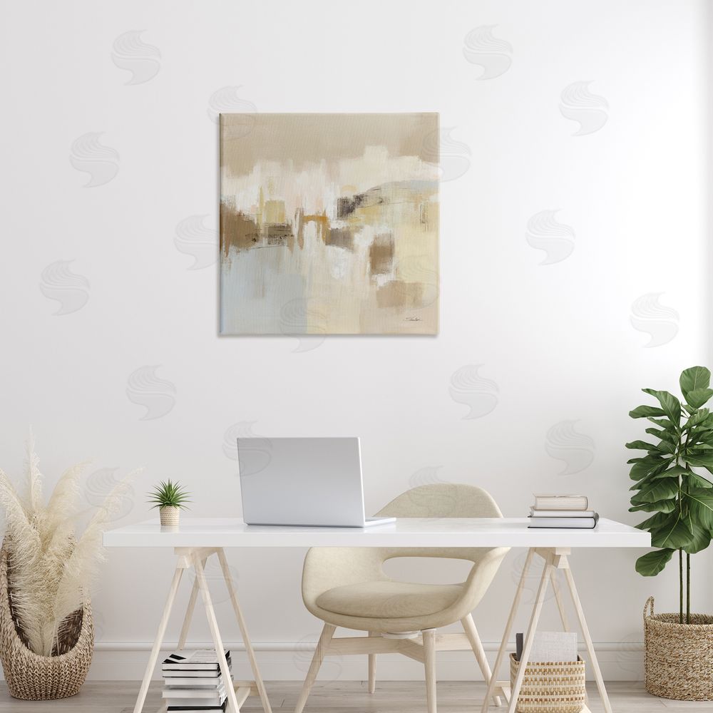 Silvia Vassileva Ethereal Vista Abstract Printed Wall Art in Room