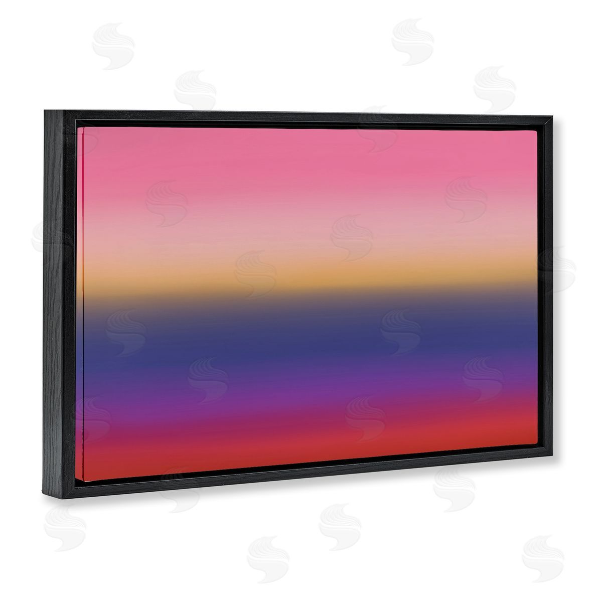 Atelier Posters Beyond The Sea Warm Gradient Canvas Wall Art Print