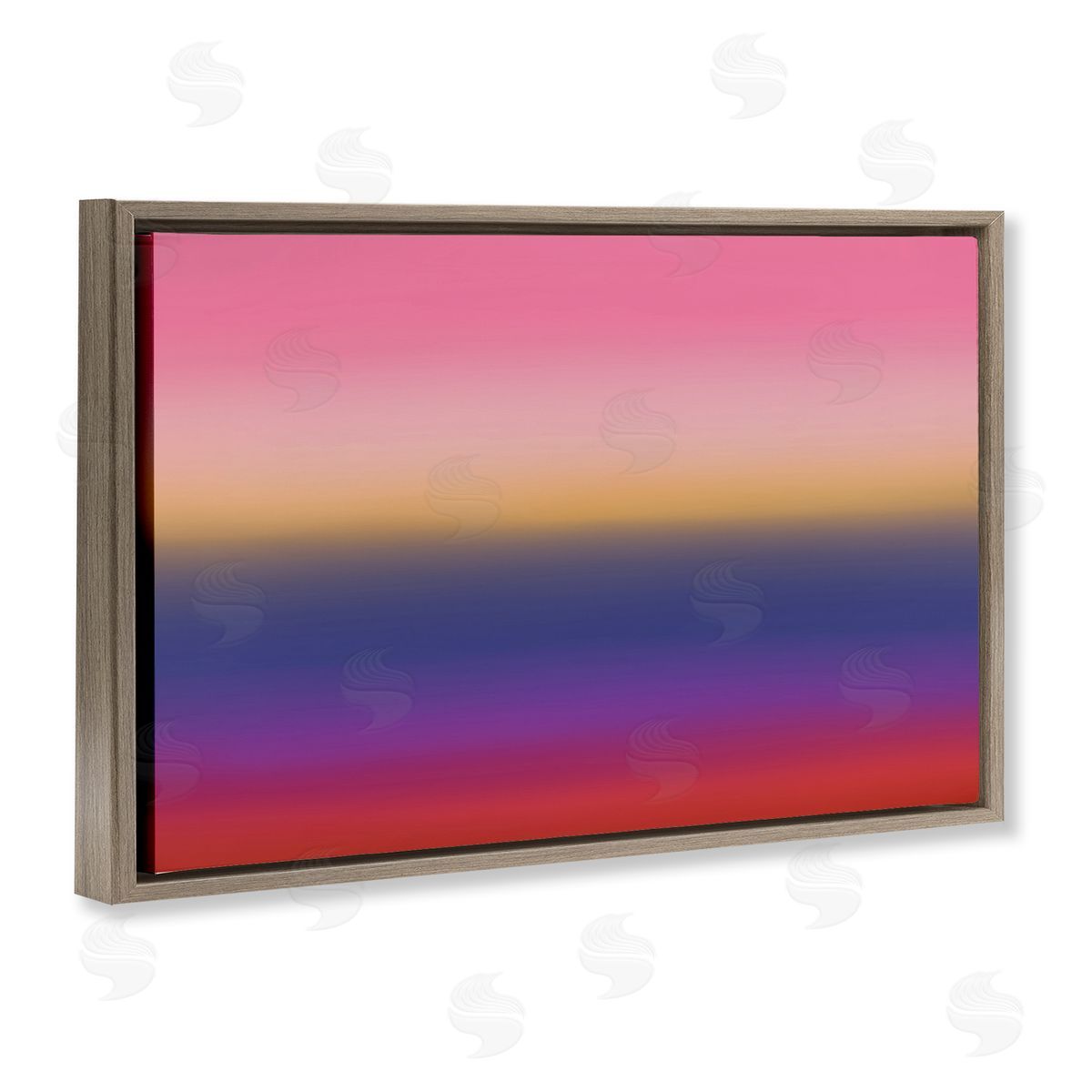 Atelier Posters Beyond The Sea Warm Gradient Canvas Wall Art Print