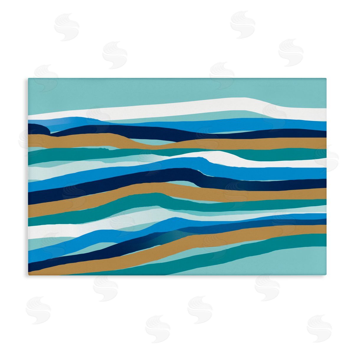 Atelier Posters Between The Waves Ripples Canvas Wall Art Print