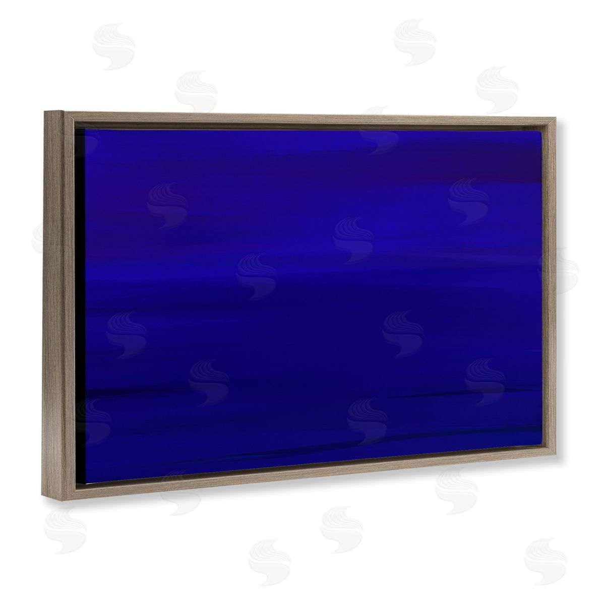 Atelier Posters Deep Blue Abstract Canvas Wall Art Print