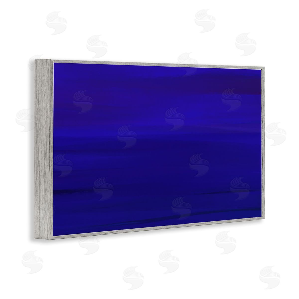 Atelier Posters Deep Blue Abstract Canvas Wall Art Print