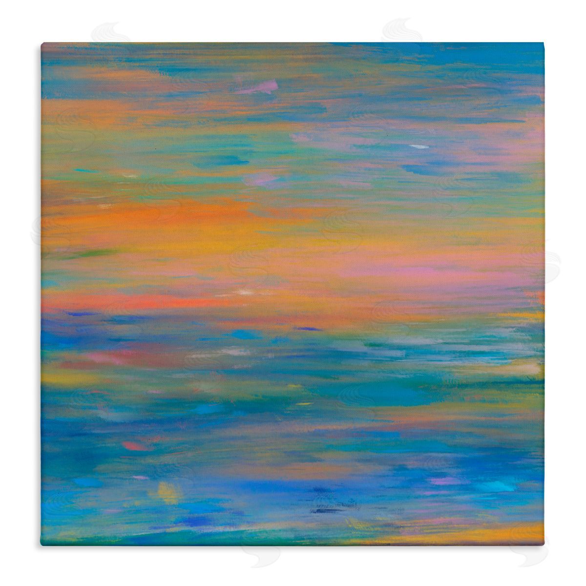 Atelier Posters Sunset Of Lights Abstraction Canvas Wall Art Print