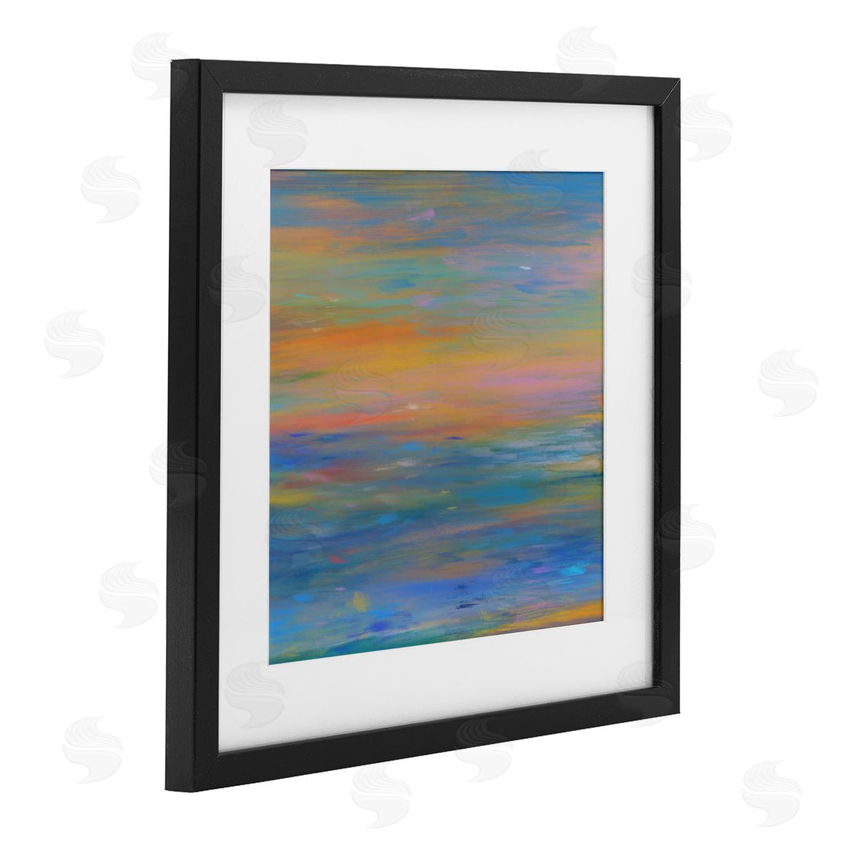 Atelier Posters Sunset Of Lights Abstraction Canvas Wall Art Print