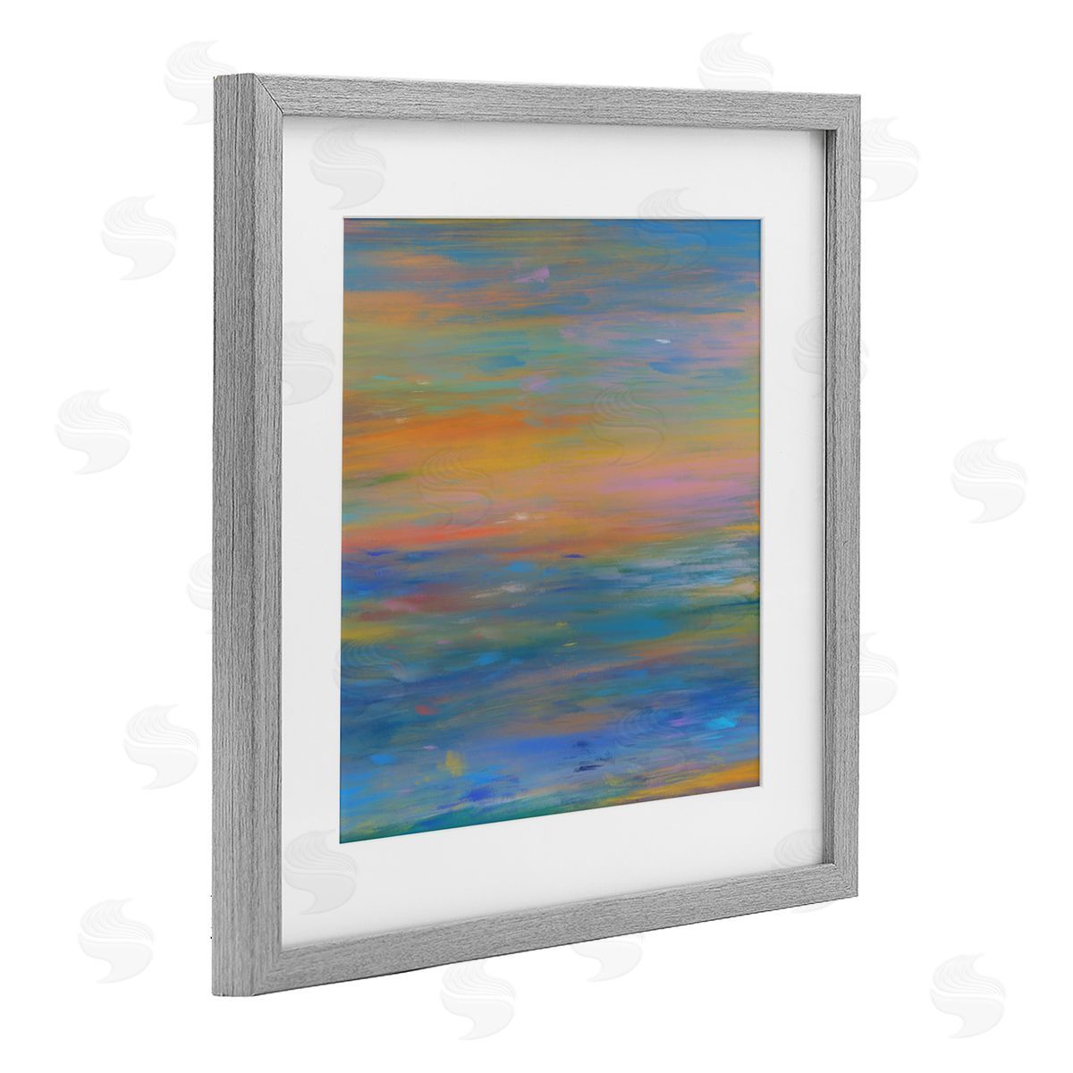 Atelier Posters Sunset Of Lights Abstraction Canvas Wall Art Print