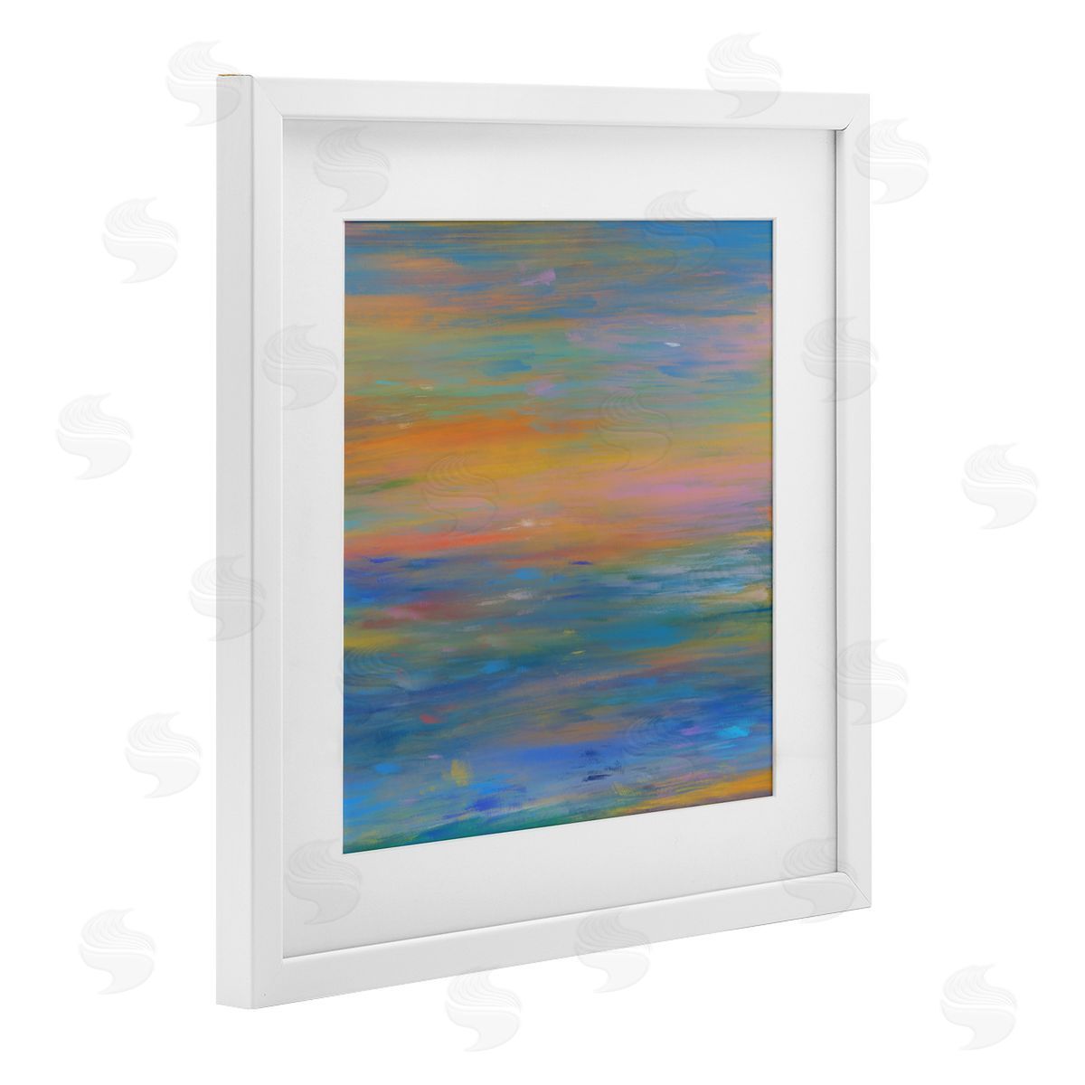 Atelier Posters Sunset Of Lights Abstraction Canvas Wall Art Print