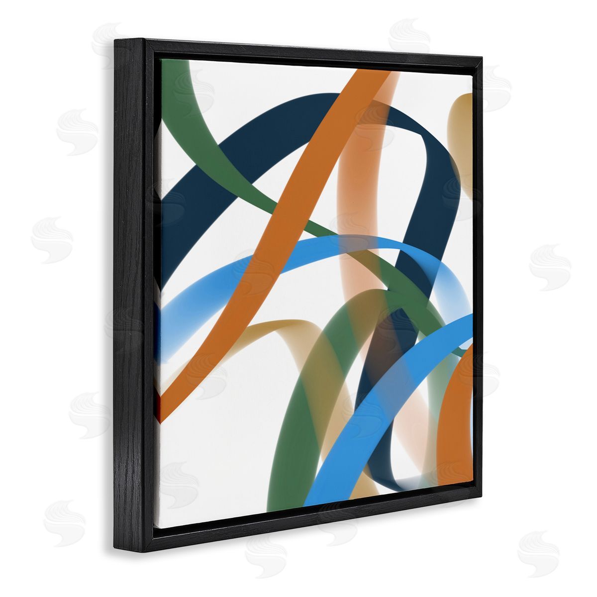 Atelier Posters Elemento Curved Ribbons Canvas Wall Art Print