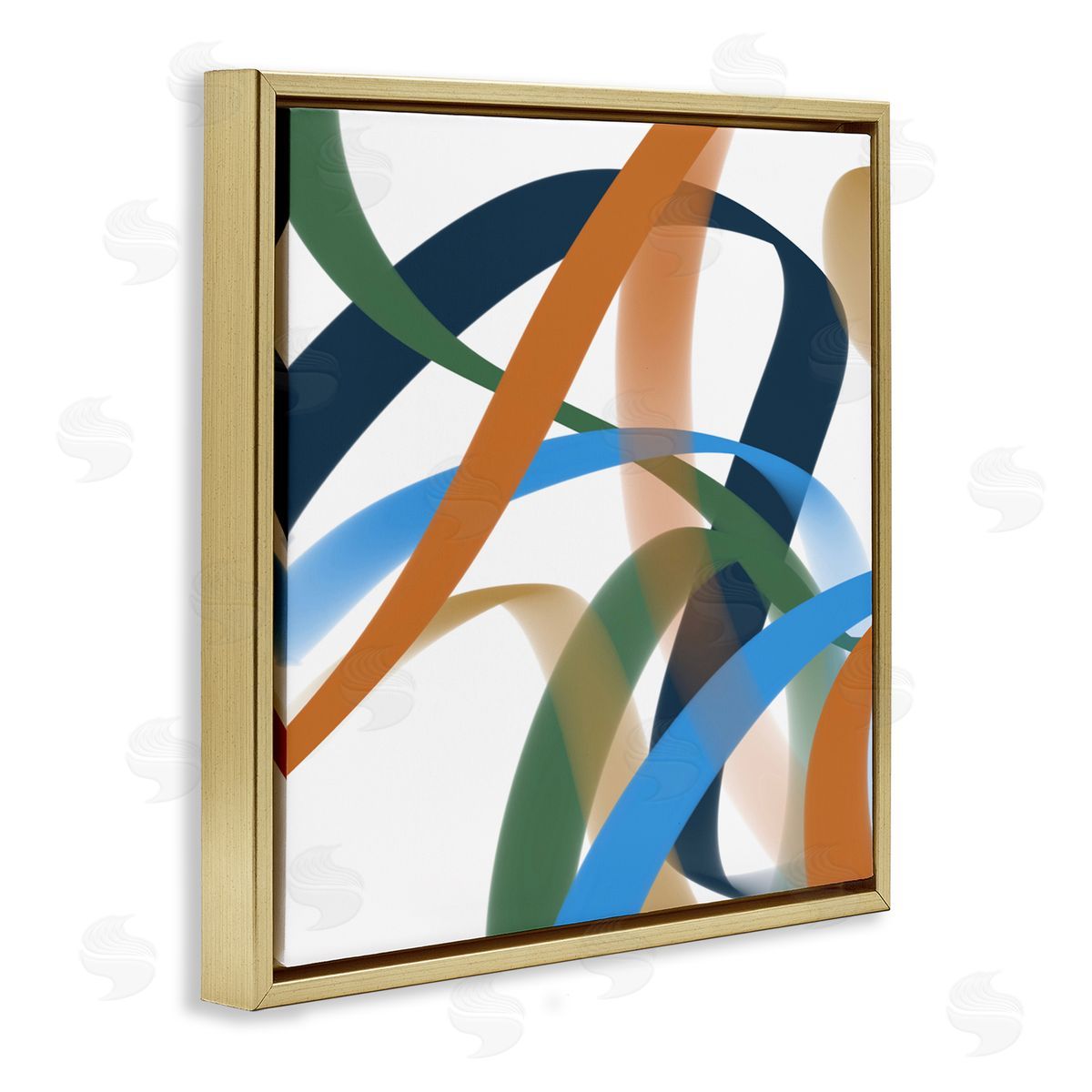 Atelier Posters Elemento Curved Ribbons Canvas Wall Art Print