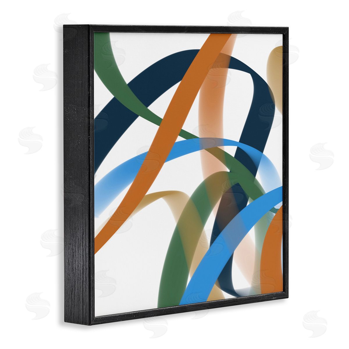 Atelier Posters Elemento Curved Ribbons Canvas Wall Art Print
