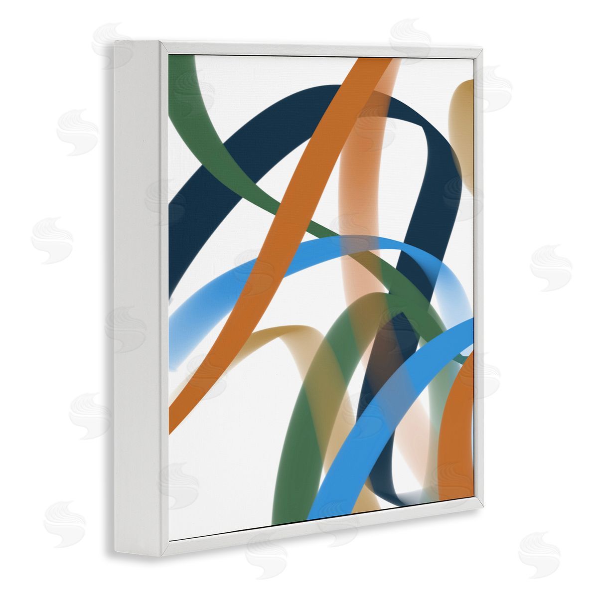 Atelier Posters Elemento Curved Ribbons Canvas Wall Art Print