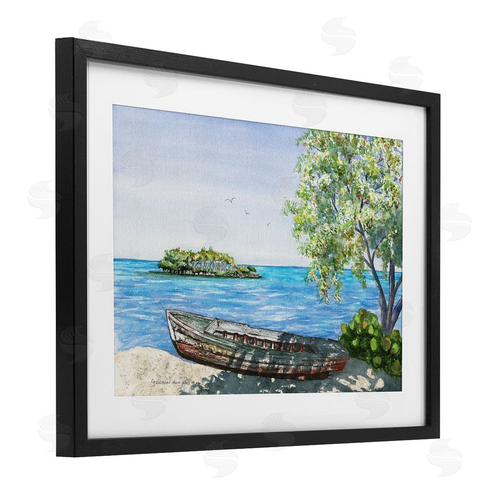 Christine Reichow Stories It Could Tell Black Framed Print Under Glass Art