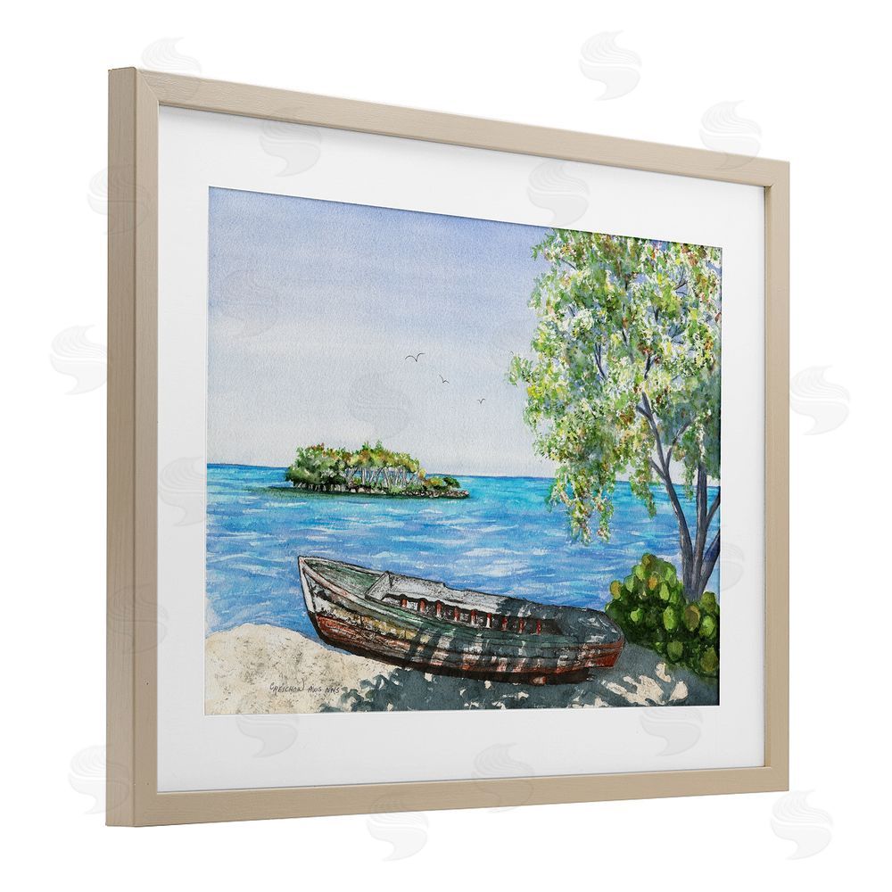 Christine Reichow Stories It Could Tell Birch Framed Print Under Glass Art