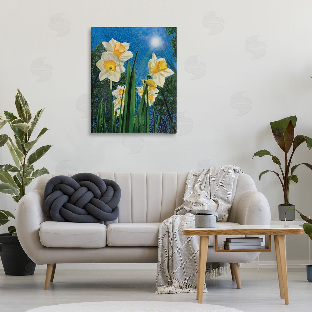 Ann Jasperson Daffodils Under The Sun Printed Wall Art in Room