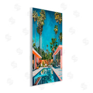 LSR Design Studio | Pink Coastal House & Palms