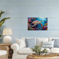 LSR Design Studio | Colorful Coral Reef & Turtle