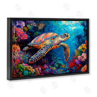 LSR Design Studio | Colorful Coral Reef & Turtle