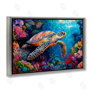 LSR Design Studio | Colorful Coral Reef & Turtle
