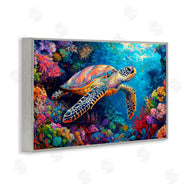 LSR Design Studio | Colorful Coral Reef & Turtle