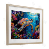 LSR Design Studio | Colorful Coral Reef & Turtle
