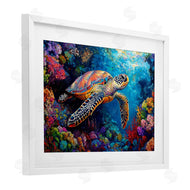 LSR Design Studio | Colorful Coral Reef & Turtle