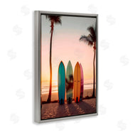 LSR Design Studio | Four Surfboards at Sunset