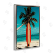 LSR Design Studio | Single Palm Tree & Surfboard