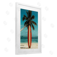 LSR Design Studio | Single Palm Tree & Surfboard