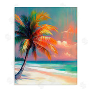 LSR Design Studio | Sunset Kissed Palm Tree