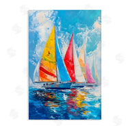 LSR Design Studio | Fleet of Colorful Sails