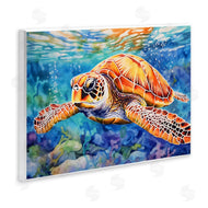 LSR Design Studio | Brown Sea Turtle Under Surface