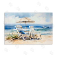 LSR Design Studio | Neutral Adirondack Chairs