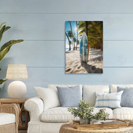 LSR Design Studio | Blue Surfboard Coastal Blur