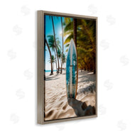 LSR Design Studio | Blue Surfboard Coastal Blur